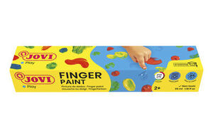 CAJA 5 BOTES PINTURA DEDOS 35ML COLOR SURTIDO JOVI