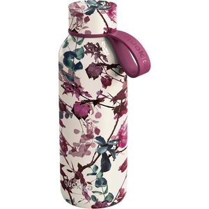 BOTELLA TERMO ACERO INOXIDABLE 510ML CON ASA QUOKKA FLORES