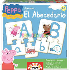 PUZZLE APRENDO EL ABECEDARIO PEPPA PIG EDUCA