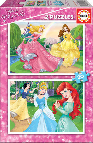 PUZZLE 20 PIEZAS PRINCESAS DISNEY 2 EDUCA