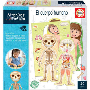 PUZZLE 98 PIEZAS EL CUERPO HUMANO EDUCA