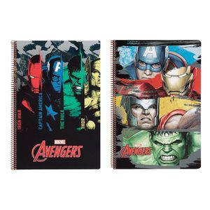 BLOC FOLIO 80 H. TAPAS DURAS AVENGERS SAFTA