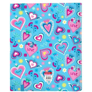 ARCHIVADOR A4 4 ANILLAS 30MM CON RECAMBIO VMB CORAZONES SAFTA