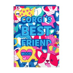 CARPETA FOLIO 3 SOLAPAS MOOS CORGI SAFTA