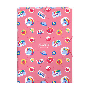 CARPETA FOLIO 3 SOLAPAS BLACKFIT8 CUTE SAFTA