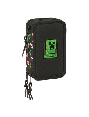 ESTUCHE TRIPLE 37 PIEZAS MINECRAFT SAFTA