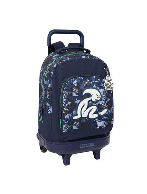 MOCHILA 45CM COMPACT EXTRAIBLE EL NIÑO NAVY SAFTA