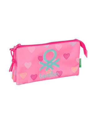 PORTATODO TRIPLE BENETTON HEART SAFTA