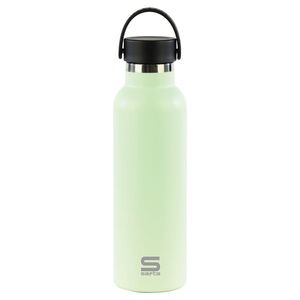 BOTELLA TERMO EXTERIOR GOMA 600ML TERMO VERDE SAFTA