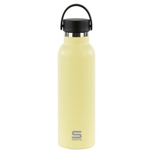 BOTELLA TERMO EXTERIOR GOMA 600ML TERMO AMARILLA SAFTA