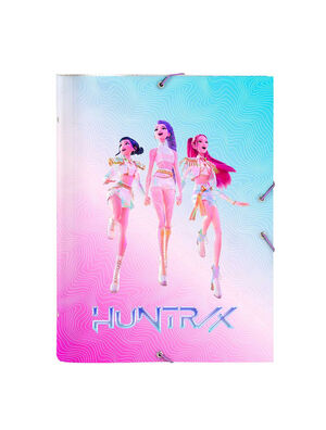 CARPETA FOLIO GOMAS CLASIFICADORA K-POP DEMON HUNTERS STATIONERY SAFTA