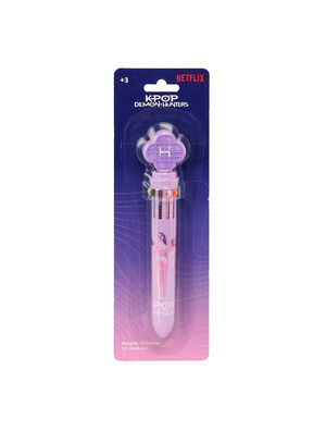 BOLIGRAFO RETRACTIL 10 COLORES K-POP DEMON HUNTERS STATIONERY SAFTA