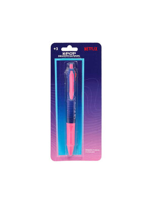 BOLIGRAFO RETRACTIL 4 COLORES K-POP DEMON HUNTERS STATIONERY SAFTA