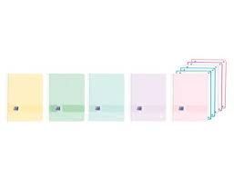 BLOC A4 5X5 140 HOJAS LIVE&GO EUROPEAN TAPA POLIPROPILENO COLORES PASTEL OXFORD
