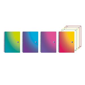 BLOC A5+ EUROPEANBOOK GRADIENT CUADRO 5X5 120 HOJAS TAPA PLASTICO OXFORD