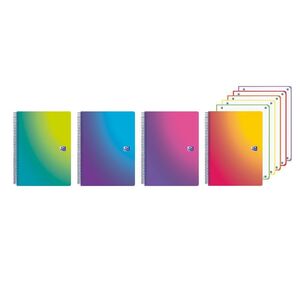 BLOC A4+ EUROPEANBOOK GRADIENT CUADRO 5X5 120 HOJAS TAPA PLASTICO OXFORD