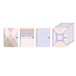 BLOC A4+ EUROPEANBOOK CUTE CUADRO 5X5 120 HOJAS TAPA PLASTICO OXFORD