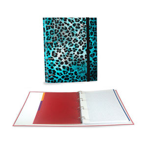 CARPETA A4 RINGBOOK 4 ANILLAS CON RECAMBIO 4 SEPARADORES ANIMAL PRINT SENFORT