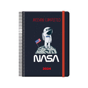 AGENDA 2024 DIA PAGINA ESPIRAL NASA DOHE