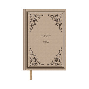 AGENDA 2026 DIA PAGINA VICTORIAN BEIGE DOHE