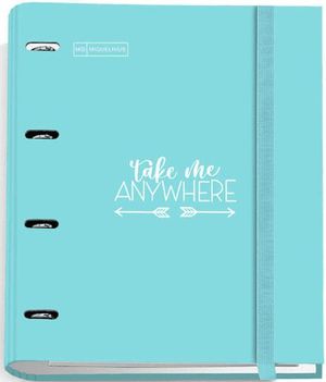 ARCHIVADOR A4 RINGBOOK 100 HOJAS 5X5 TAKE ME ANYWHERE MIQUELRIUS