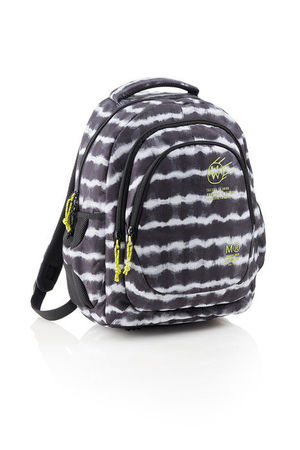 MOCHILA ESCOLAR 44 CM. TRIPLE BOLSILLO BLACK TIE DYE MIQUELRIUS