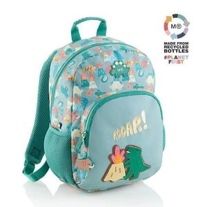 MOCHILA 35CM DOBLE LONDON RECICLADA DINO ROAR MIQUELRIUS