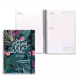 AGENDA ESCOLAR 2019/2020 DIA PAGINA STAY WILD