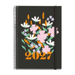 AGENDA 2027 DIA PAGINA PLUS CON GOMA ESPIGAS MIEQUERIUS