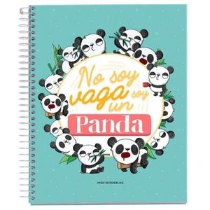 BLOC A5 5MM MIS BORDERLIKE NO SOY VAGA SOY UN PANDA MIQUELRIUS