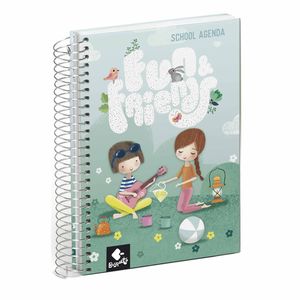 AGENDA ESCOLAR 2020 / 2021 DIA PAGINA FRIENDS BUSQUETS