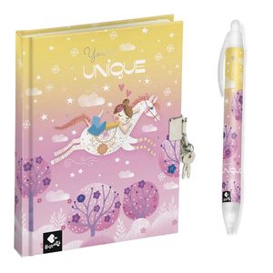 DIARIO CANDADO BOLIGRAFO UNIQUE BUSQUETS