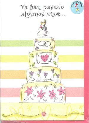 TARJETA FELICITACION ANIVERSARIO DE BODA BUSQUETS