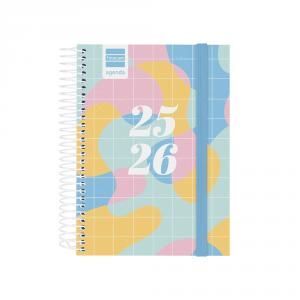 AGENDA ESCOLAR 2025/2026 OCTAVO DIA PAGINA ART TAPA POLIPROPILENO FINOCAM