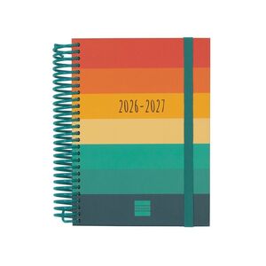 AGENDA ESCOLAR 2026/2027 DIA PAGINA DIVA OCTAVO COLORS FINOCAM