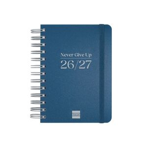 AGENDA ESCOLAR 2026/2027 DIA PAGINA COSMO TAPA FLEX OCTAVO AZUL FINOCAM