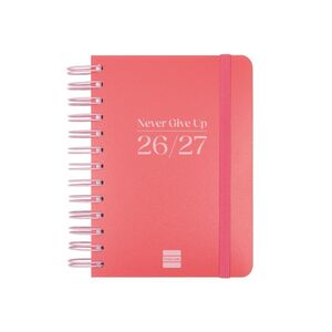 AGENDA ESCOLAR 2026/2027 COSMO TAPA FLEXIBLE OCTAVO ROJO FINOBAM