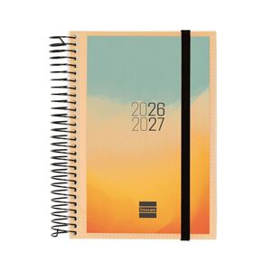 AGENDA ESCOLAR 2026/2027 DIA PAGINA PERSONALIZABLE TAPA POLIPROPILENO FINOCAM