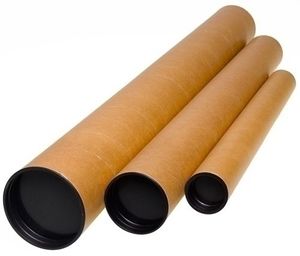 PORTAPLANOS PARA ENVIO TUBO CARTON KRAFT 46X4 CM (A3/A2) FABRISA