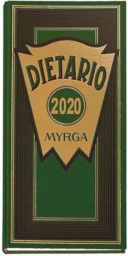 DIETARIO MYRGA 2022 DOS TERCIOS DIA PAGINA VERDE