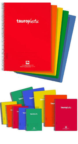 BLOC 2 RAYAS FOLIO POLIPROPILENO TAURO PLASTIC