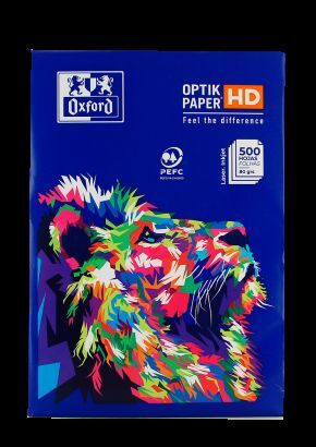 PAPEL 500 HOJAS A4 80GR. OPTIKPAPER HD OXFORD 