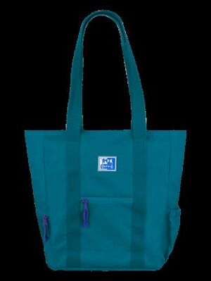 BOLSO TOTE BAG AQUA B-READY OXFORD