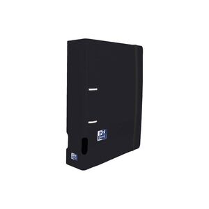 ARCHIVADOR PALANCA A4+ 2 ANILLAS 70MM LIVE&GO POLYFOAM NEGRO OXFORD