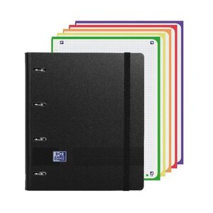 ARCHIVADOR CARPEBLOC A4+ 4 ANILLAS L&G + RECAMBIO 5X5 + 4 FLUORESCENTES + PIZARRA + STICKERS OXFORD