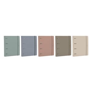ARCHIVADOR A4+ RINGBOOK POLYFOAM 4 ANILLAS 35MM RECAMBIO CUADRO 5X5 OXFORD