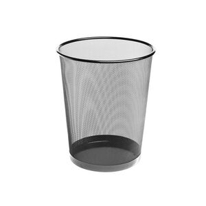 PAPELERA METALICA DE REJILLA 24X34 18 LITROS CROMADA