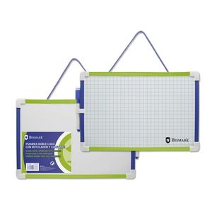 PIZARRA DOBLE CARA CON ROTULADOR Y COLGANTE BISMARK
