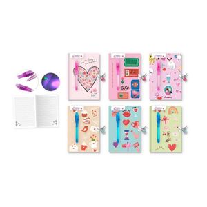 DIARIO CON CANDADO Y BOLIGRAFO TINTA INVISIBLE BISMARK