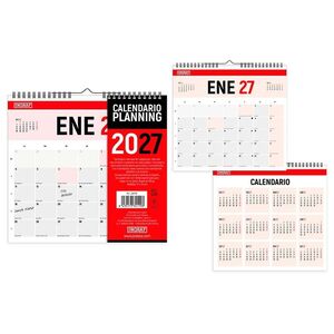 CALENDARIO 2027 HORIZONTAL 27X25CM INGRAF
